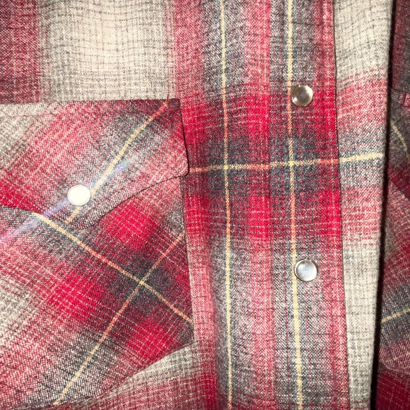 Pendleton mens vintage Wool Canyon Long Sleeve Button Up Shirt pearl snaps - Picture 3 of 6